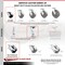 Service Caster 3.25 Inch Glass Filled Nylon Caster Set with Roller Bearings 2 Brakes 2 Rigid SCC-30CS3420-GFNR-SLB-2-R-2 - alternate 6